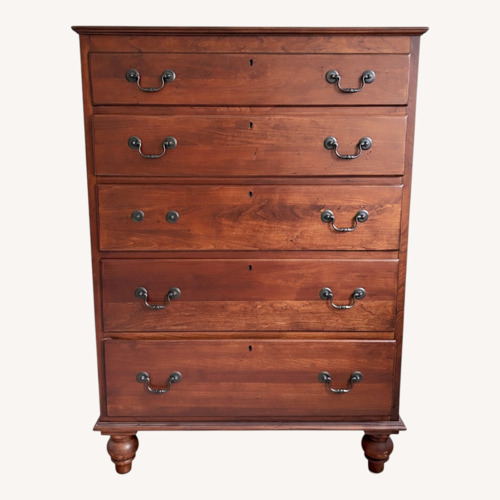 Used Vintage/Antique Finds Dark Brown Wood Dresser for sale on AptDeco