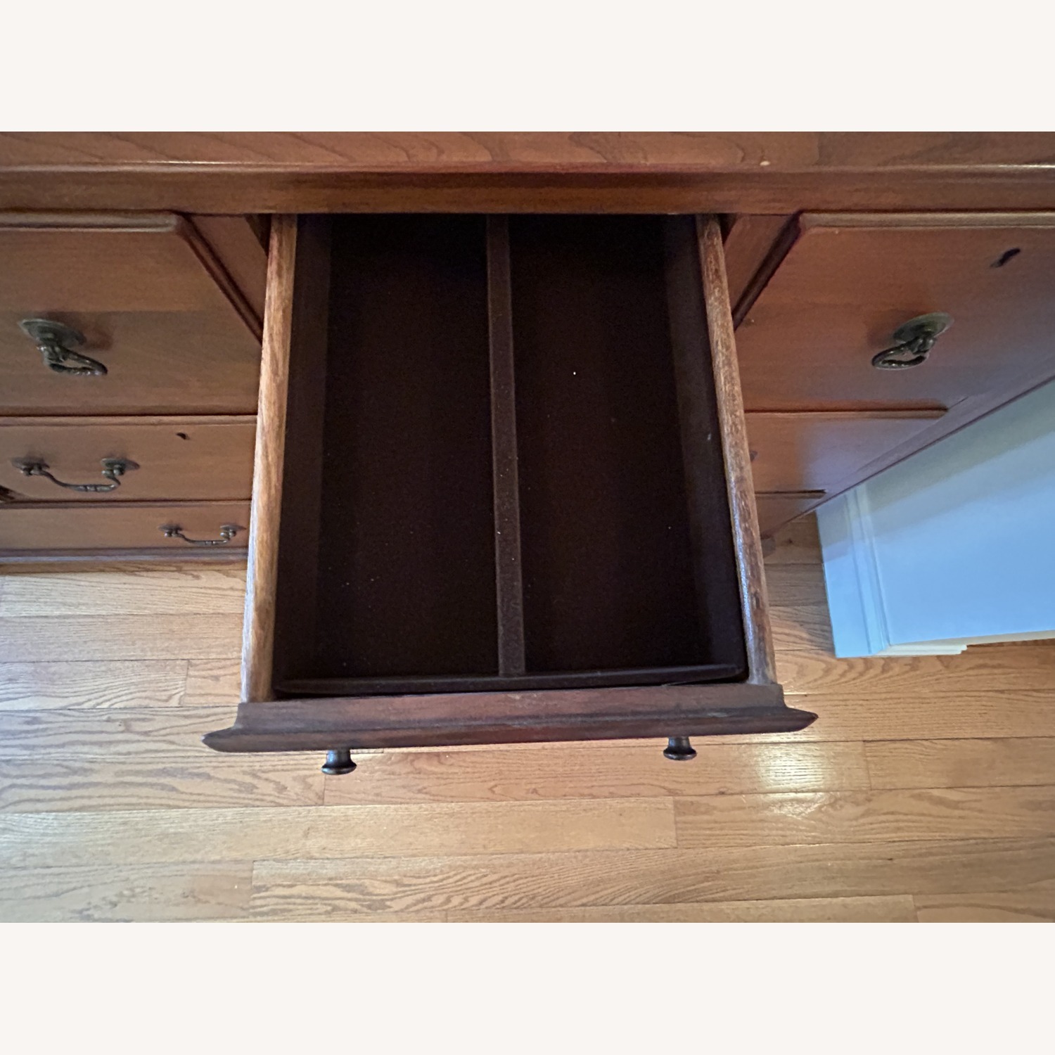 Vintage/Antique Finds Dark Brown Wood Dresser - image-1