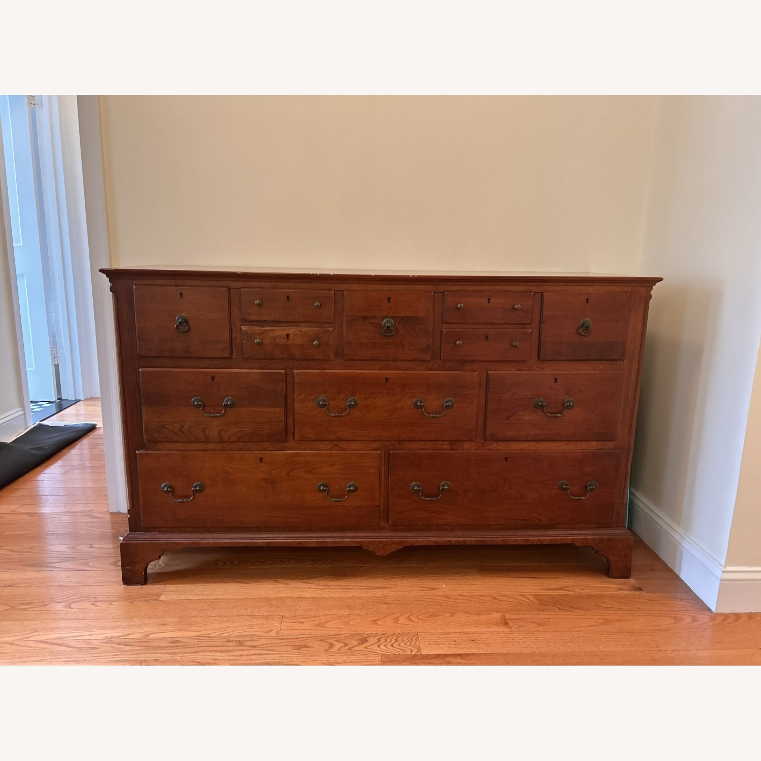 Vintage/Antique Finds Dark Brown Wood Dresser - image-4