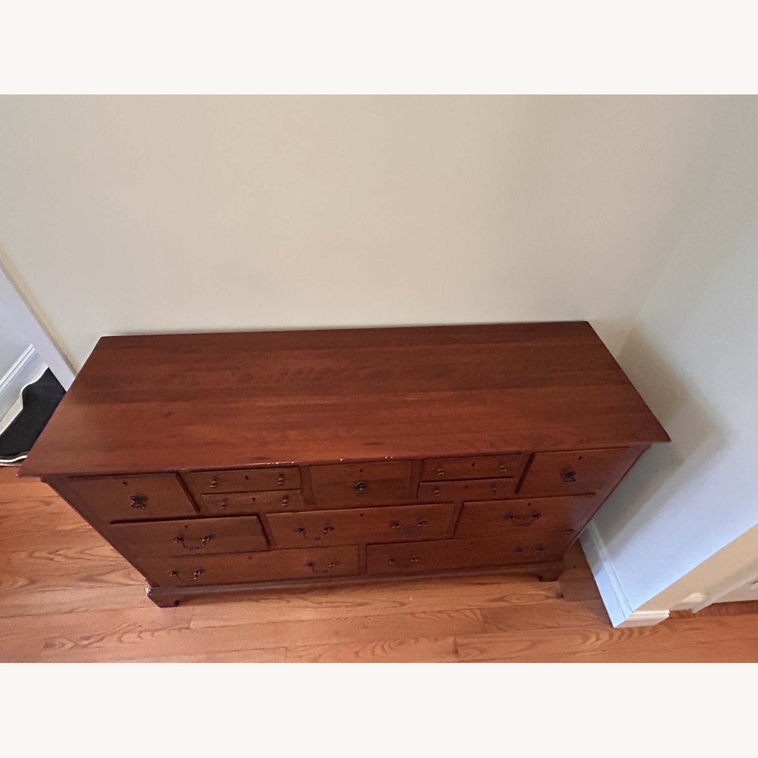 Vintage/Antique Finds Dark Brown Wood Dresser - image-2