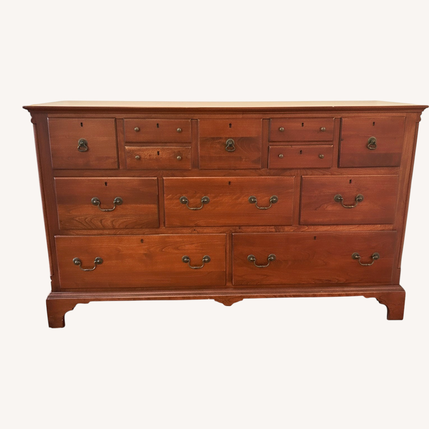 Vintage/Antique Finds Dark Brown Wood Dresser - image-0
