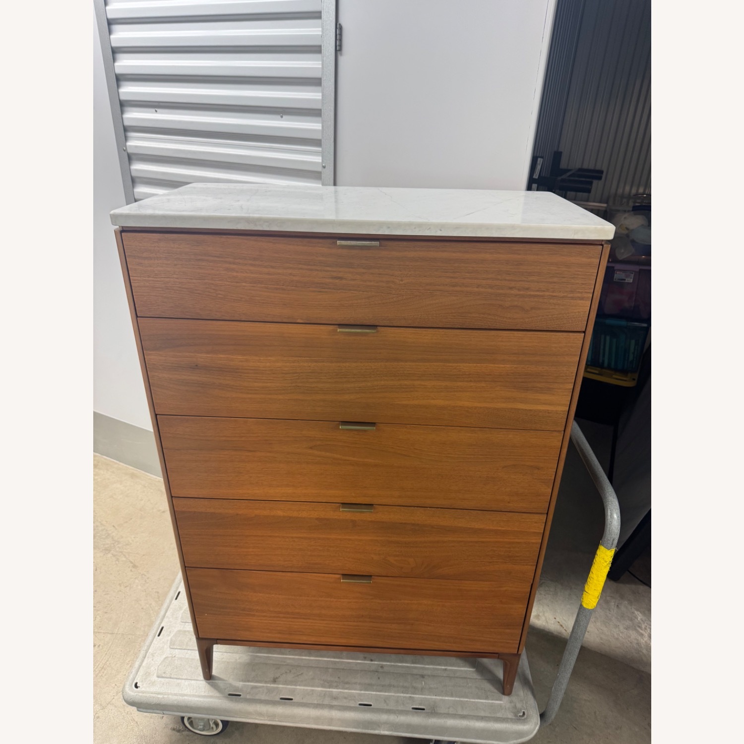 West Elm Parker Marble Top Dresser - image-2