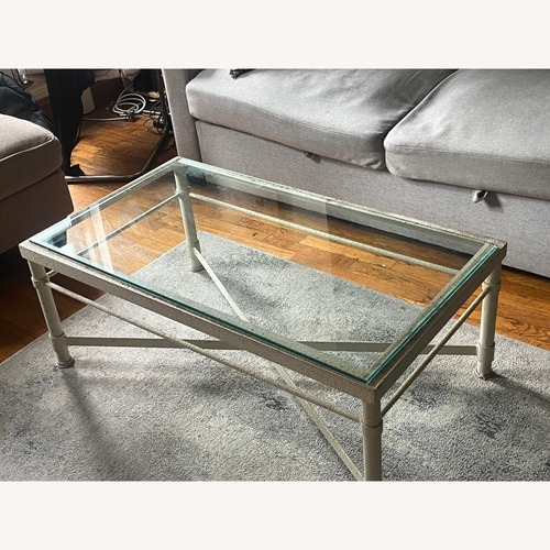 Used Natural Glass Coffee Table for sale on AptDeco