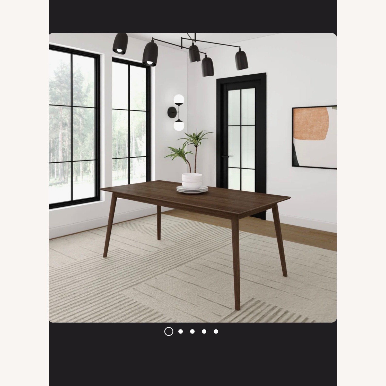 Leaford Solid Wood Dining Table - image-2