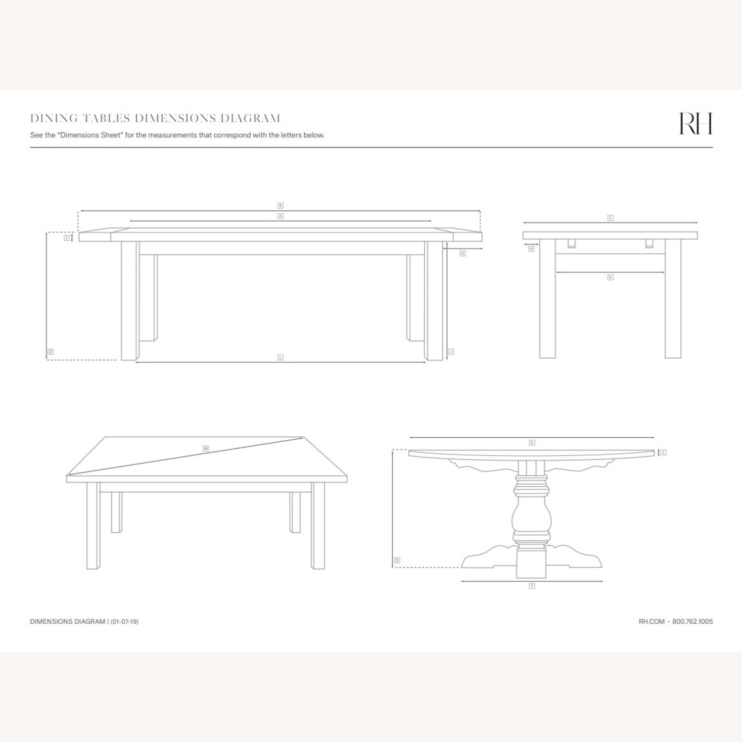 Restoration Hardware Reclaimed Oak Baluster Rectangular Extension Dining Table - image-6