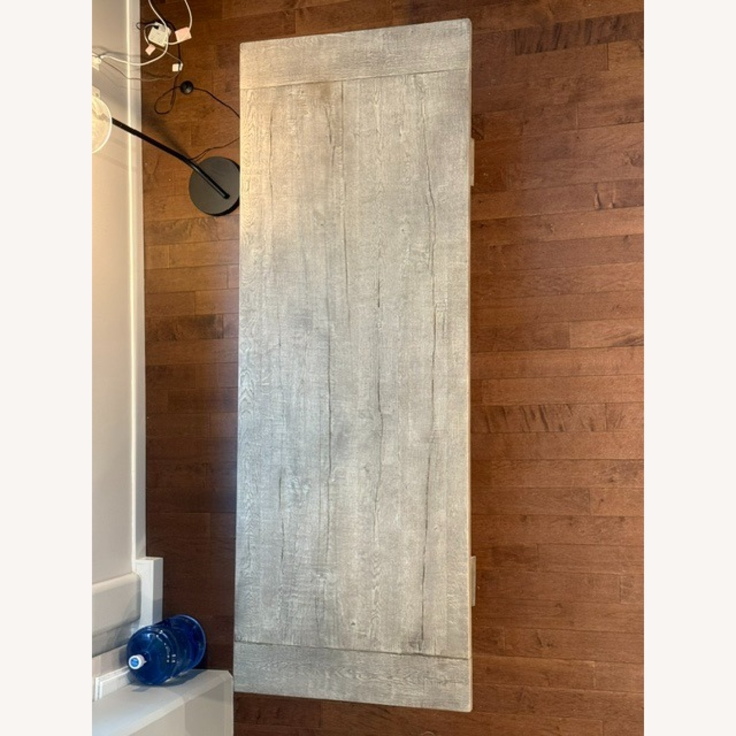 Restoration Hardware Reclaimed Oak Baluster Rectangular Extension Dining Table - image-3