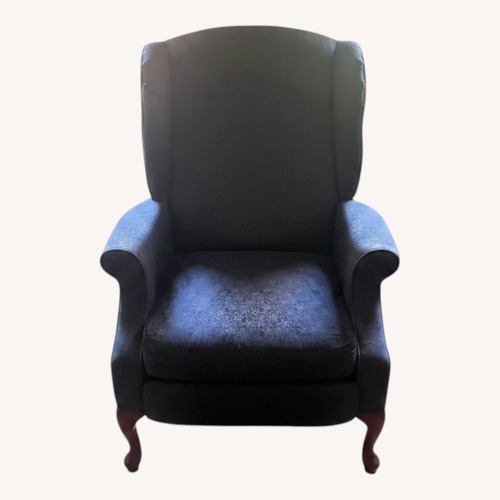 Used Blue Fabric Recliner for sale on AptDeco