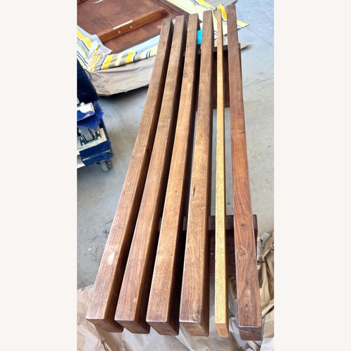 Used George Nelson Dark Brown Wood Bench for sale on AptDeco