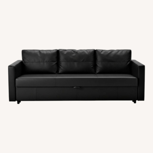 Used IKEA Friheten Sleeper Sofa (Black) for sale on AptDeco