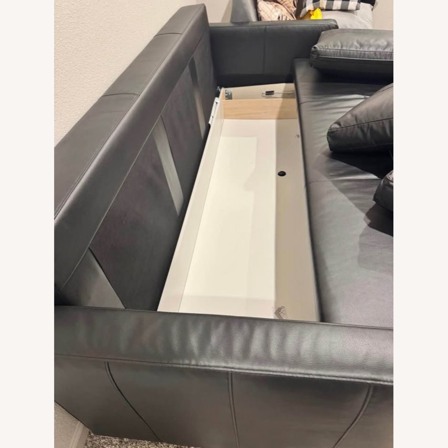IKEA Friheten Sleeper Sofa (Black) - image-3