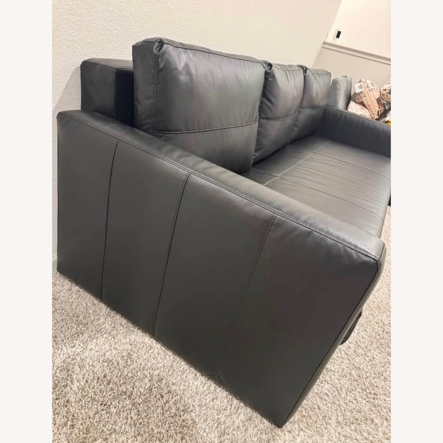 IKEA Friheten Sleeper Sofa (Black) - image-4