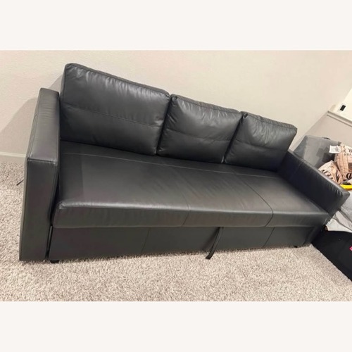 Used IKEA Friheten Sleeper Sofa (Black) for sale on AptDeco