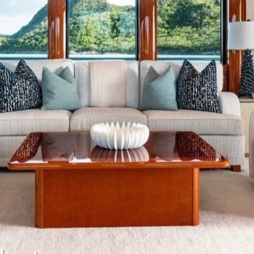Used Dark Brown Wood Veneer Coffee Table/Chest  for sale on AptDeco