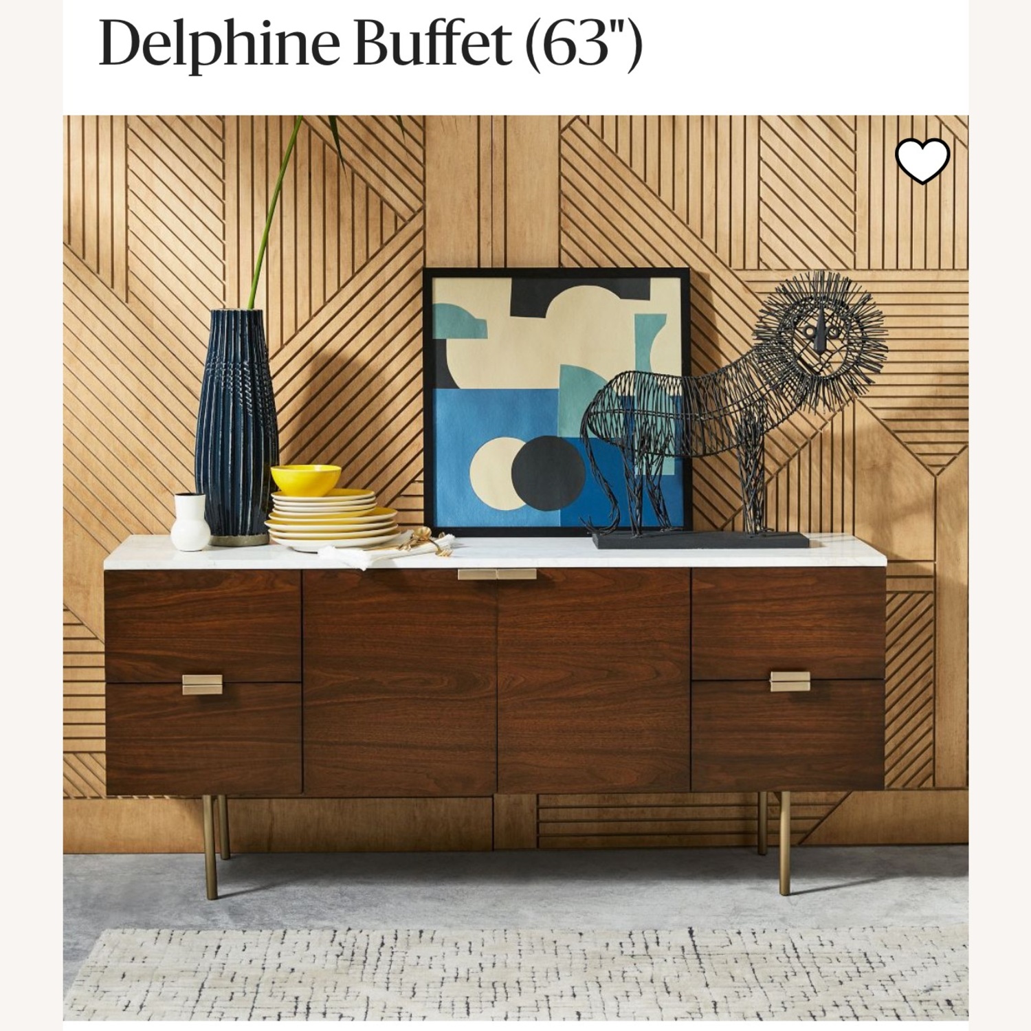 West Elm Delphine Light Brown Dresser - image-2