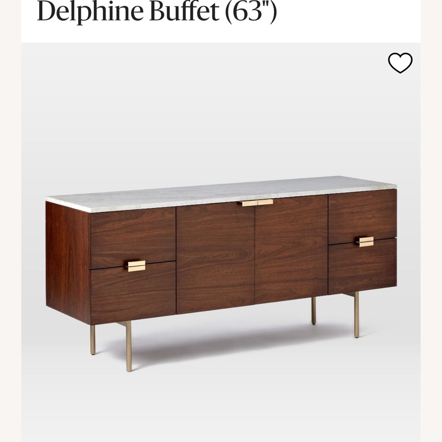 West Elm Delphine Light Brown Dresser - image-1