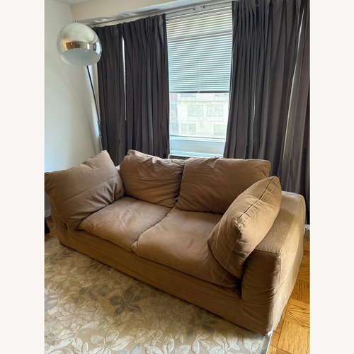 Used Restoration Hardware Dark Brown Cloud Couch for sale on AptDeco
