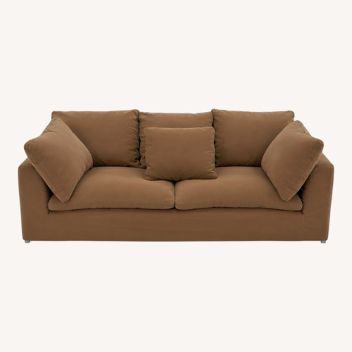 Used Restoration Hardware Dark Brown Cloud Couch for sale on AptDeco