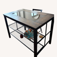 Island Table With 4 Chairs