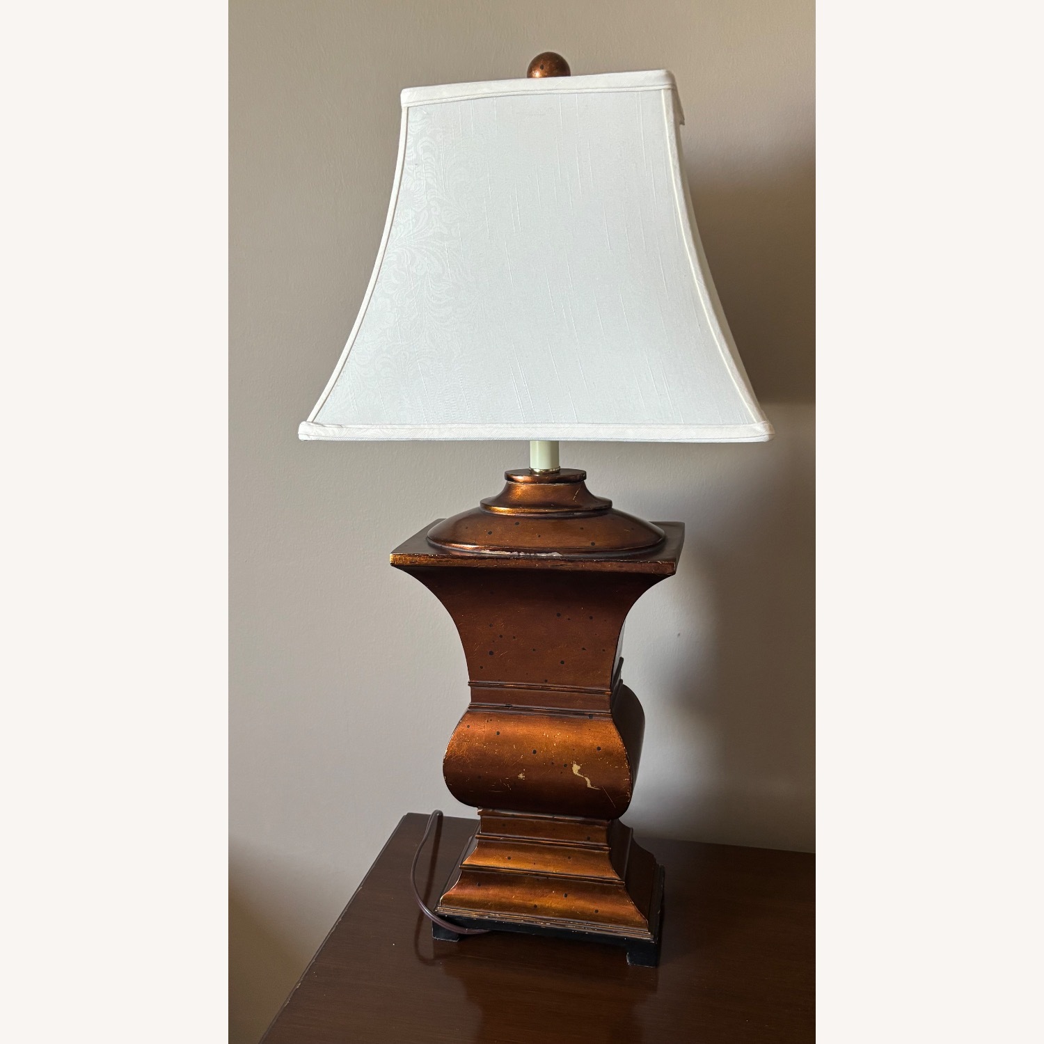 Vintage/Antique Finds Dark Brown Table Lamp - image-1