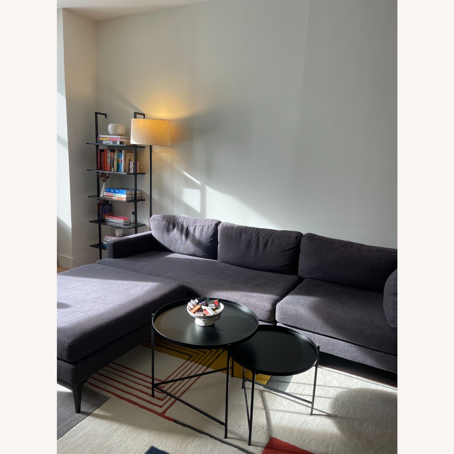 West Elm Abstract Lines Area Rug 8' x 10' - image-2