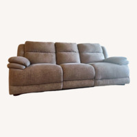 Value City Furniture Light Gray 3+ Seater Sofa