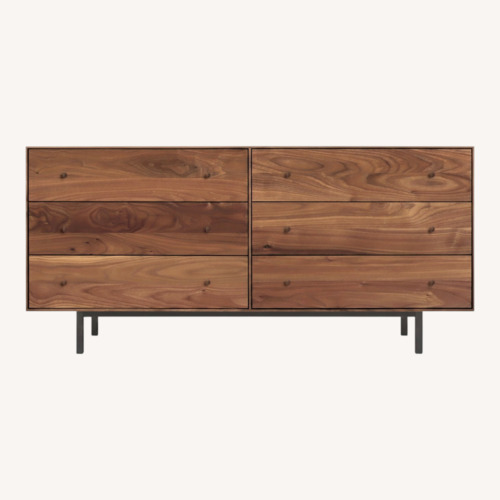 Used Room & Board Hudson Six-Drawer Dresser with Steel Base for sale on AptDeco