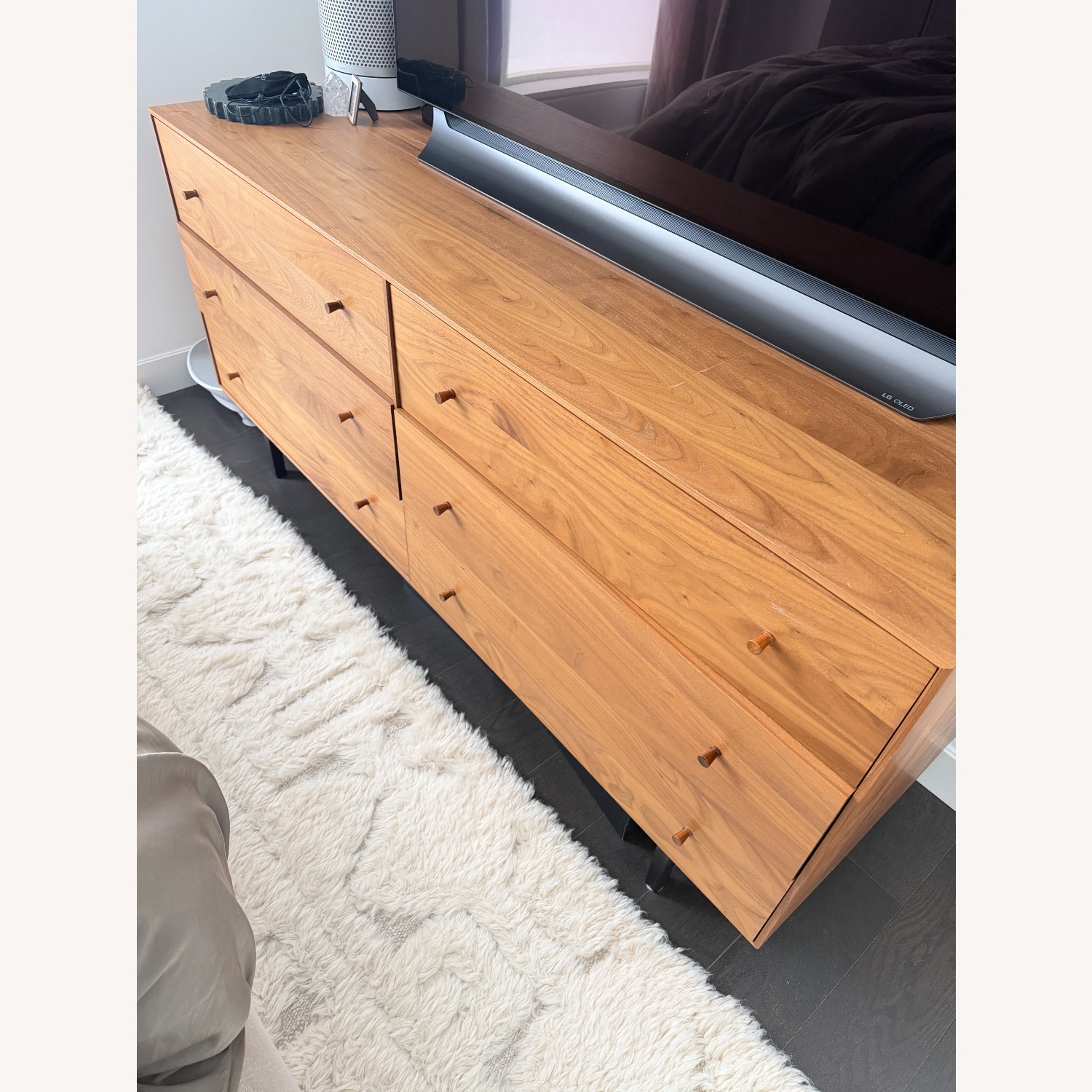 Room & Board Hudson Six-Drawer Dresser with Steel Base - image-7