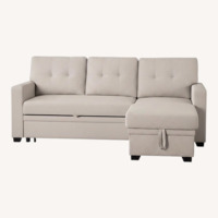 L-Shape Sofa Sectional Couch Convertible Sleeper