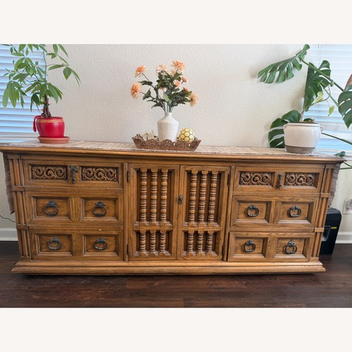 Used Vintage/Antique Finds Natural Sideboard for sale on AptDeco
