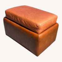Luxury Custom Leather Yacht Ottoman