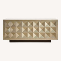 Jonathan Adler talitha 70 inch credenza in nickel
