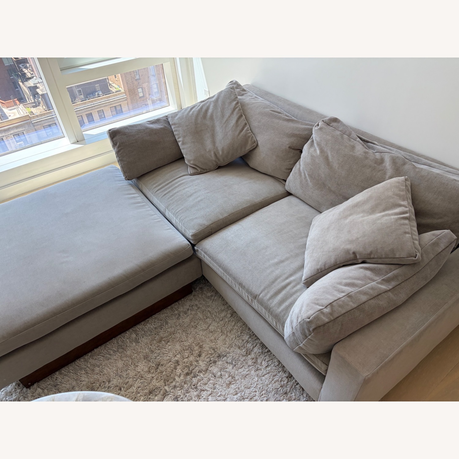 West Elm Harmony 2 Piece Sectional - image-2