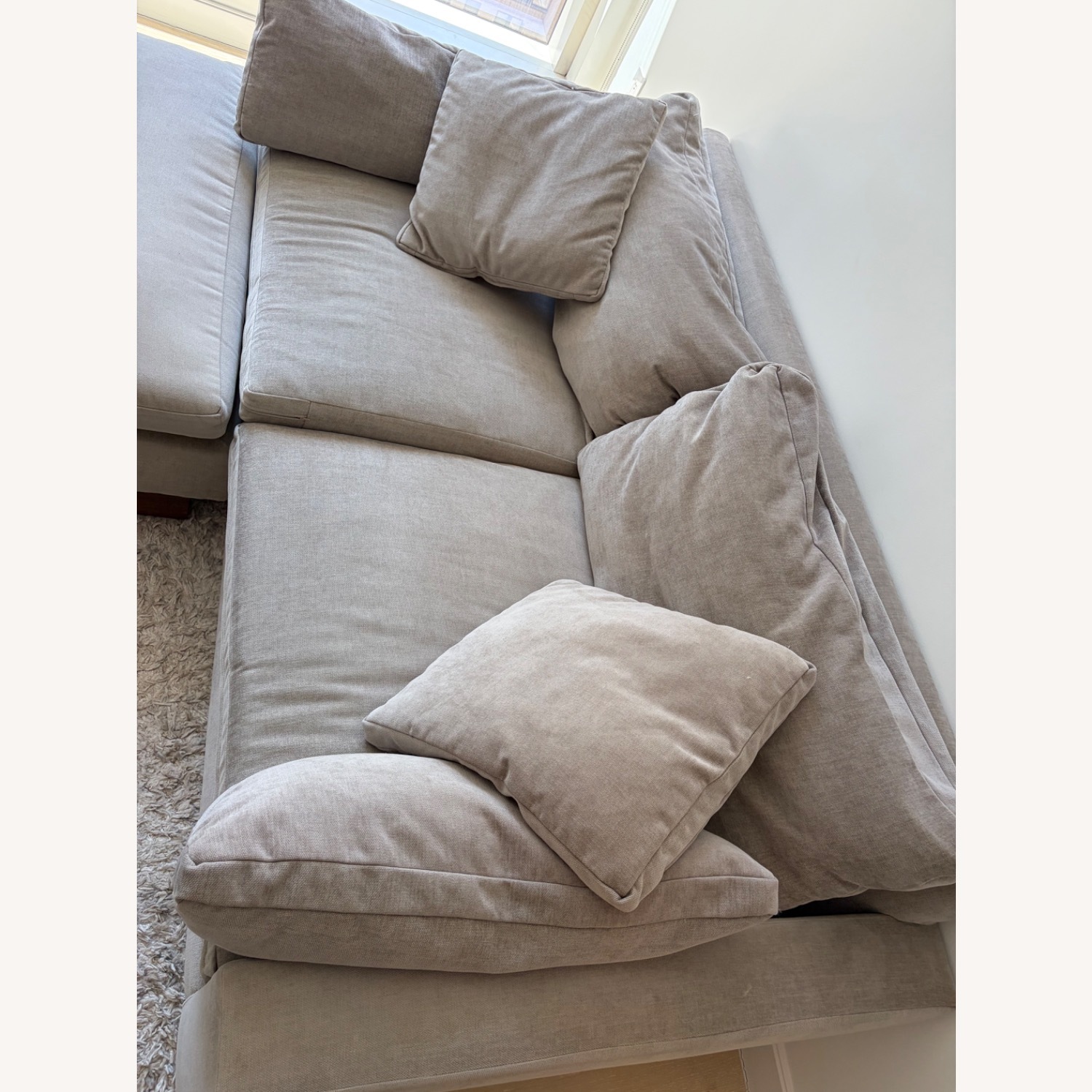 West Elm Harmony 2 Piece Sectional - image-4