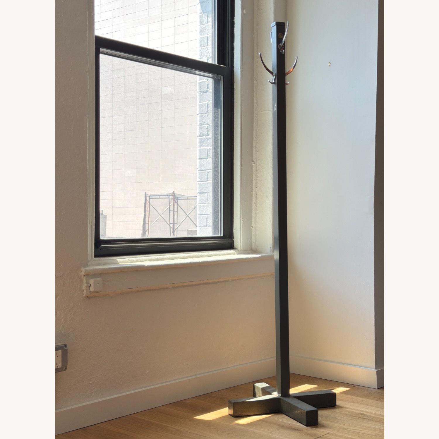 Vintage Globe Wernicke Industrial Coat Rack - image-1