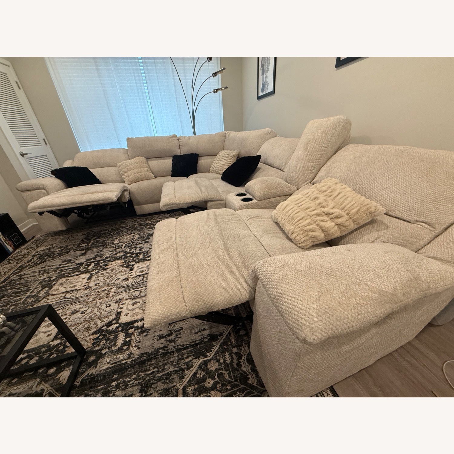 Value City Furniture Natural 3+ Piece Sectional - image-4