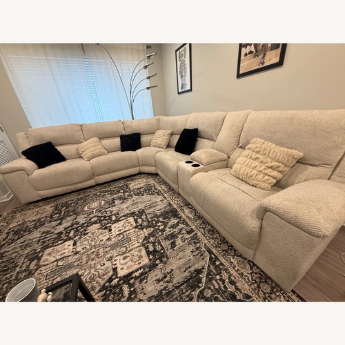 Used Value City Furniture Natural 3+ Piece Sectional for sale on AptDeco