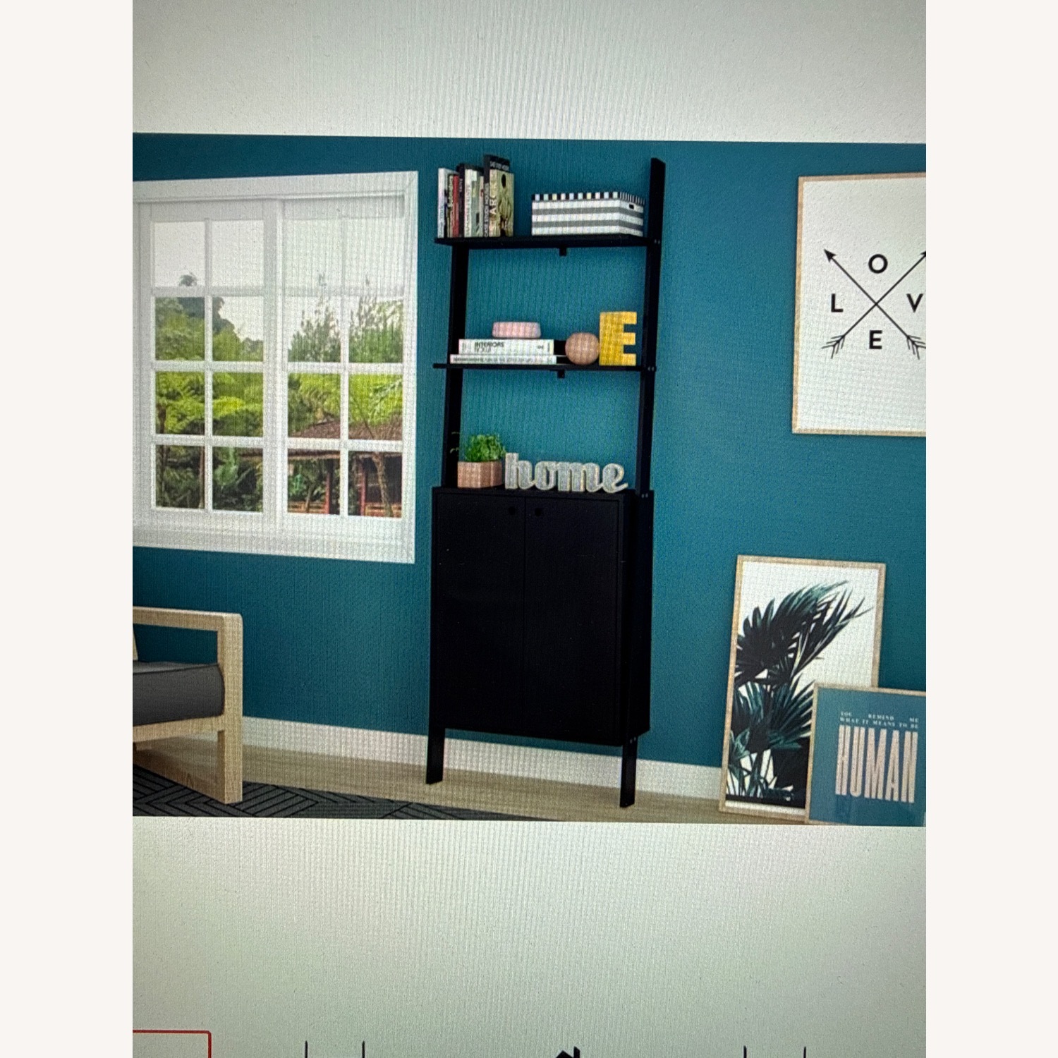 Manhattan Comfort Natural Wood Veneer Bookcase - image-9