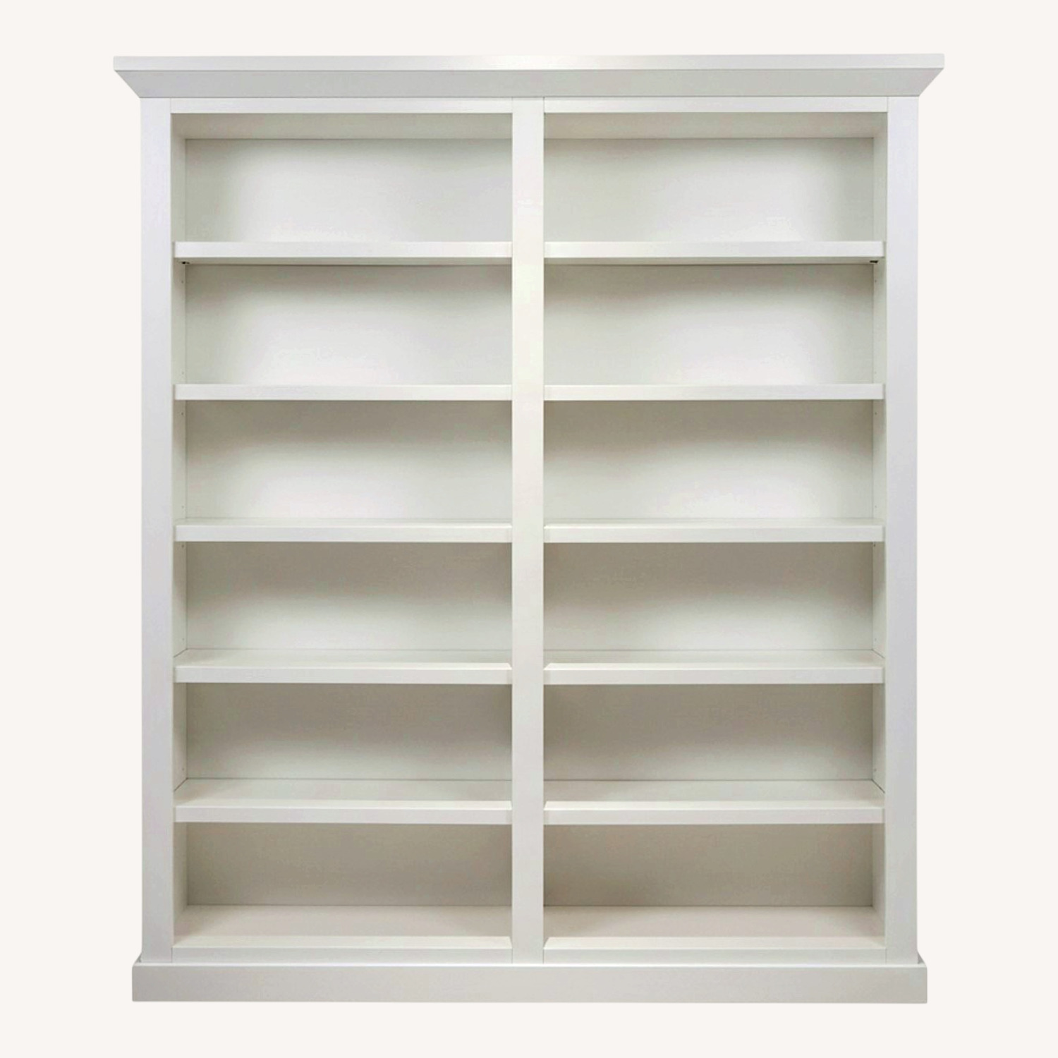 MDC White Wood Wall Unit - image-0