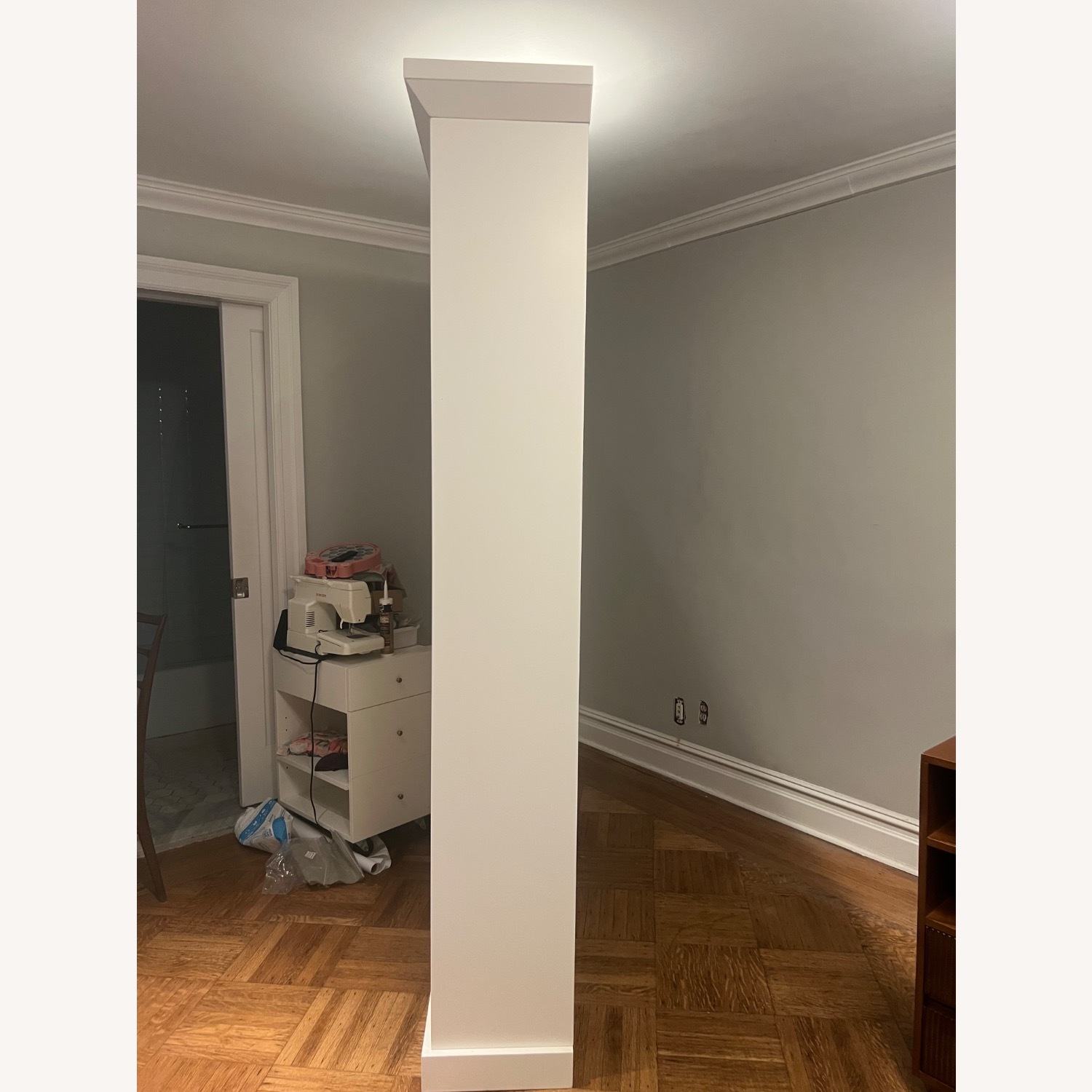 MDC White Wood Wall Unit - image-4