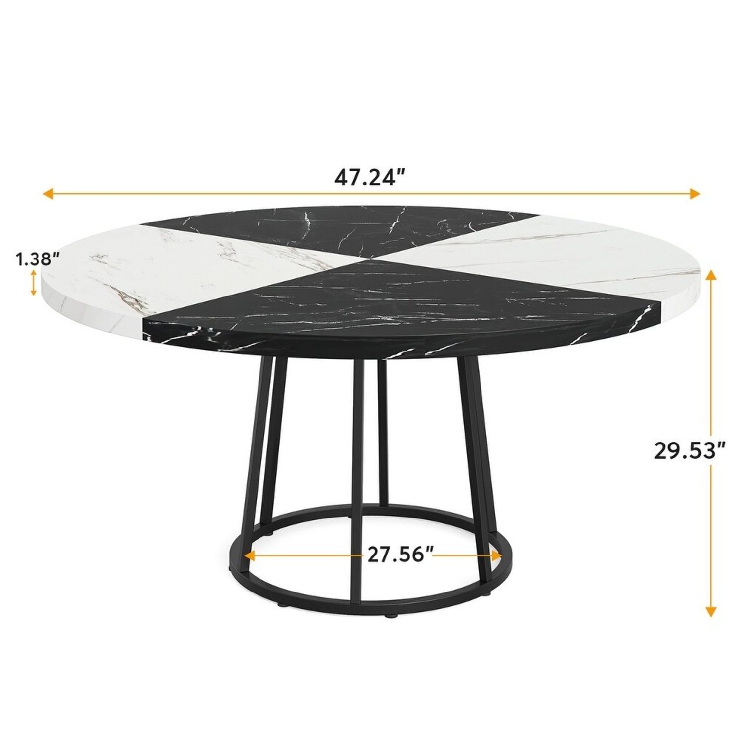 Black & White Dining Table - image-4