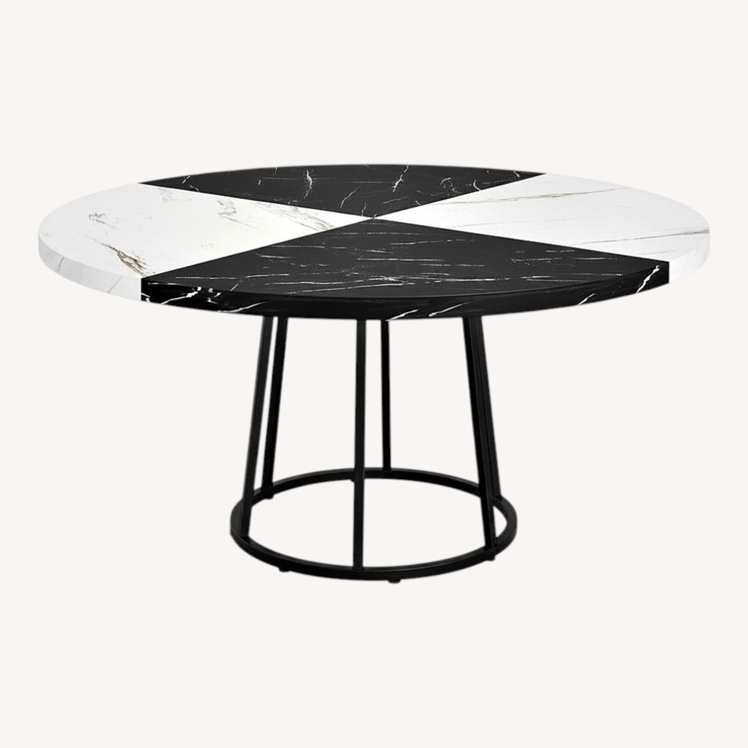 Black & White Dining Table - image-0