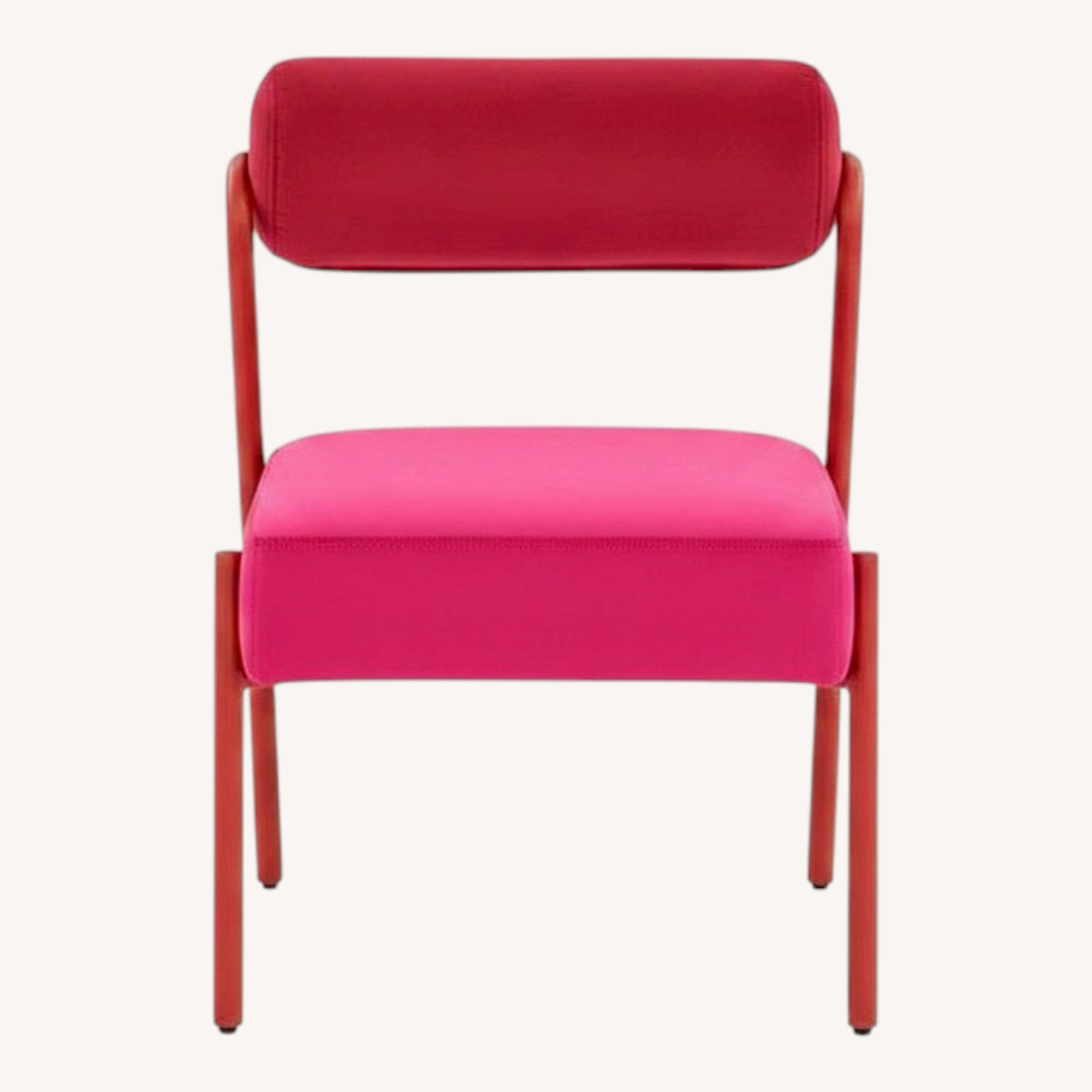 TOV Furniture Jolene Pink Velvet Dining Chairs - image-0