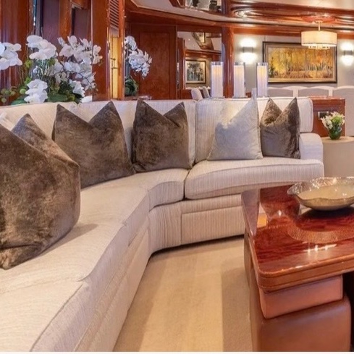 Natural Fabric 3+ Piece Sectional - image-2