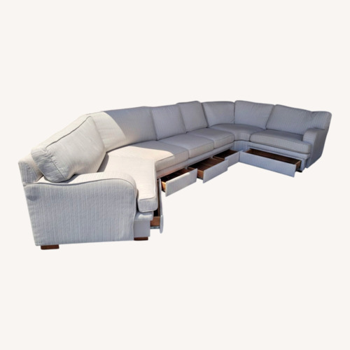 Used Natural Fabric 3+ Piece Sectional for sale on AptDeco