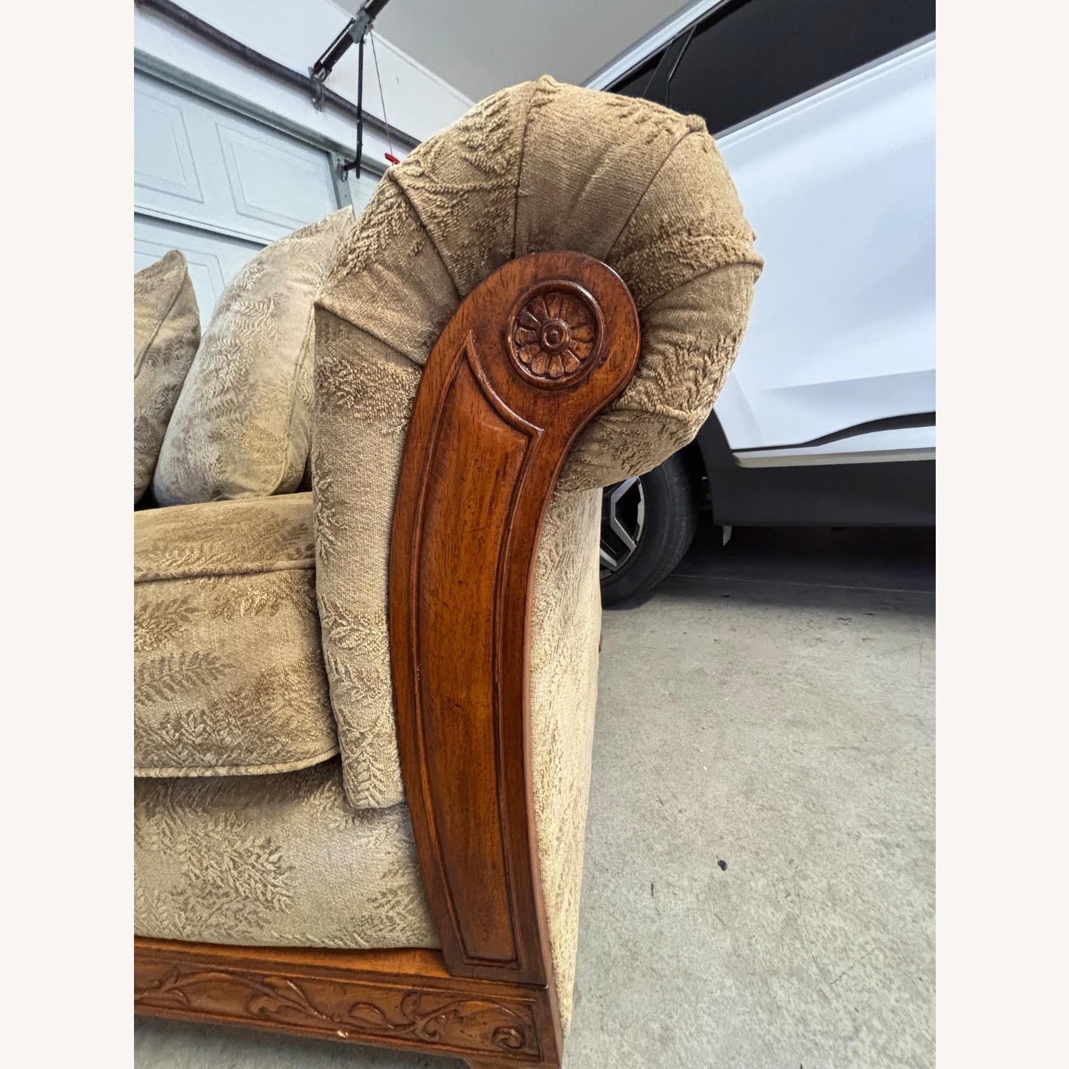Signature II Light Brown Fabric Loveseat - image-4