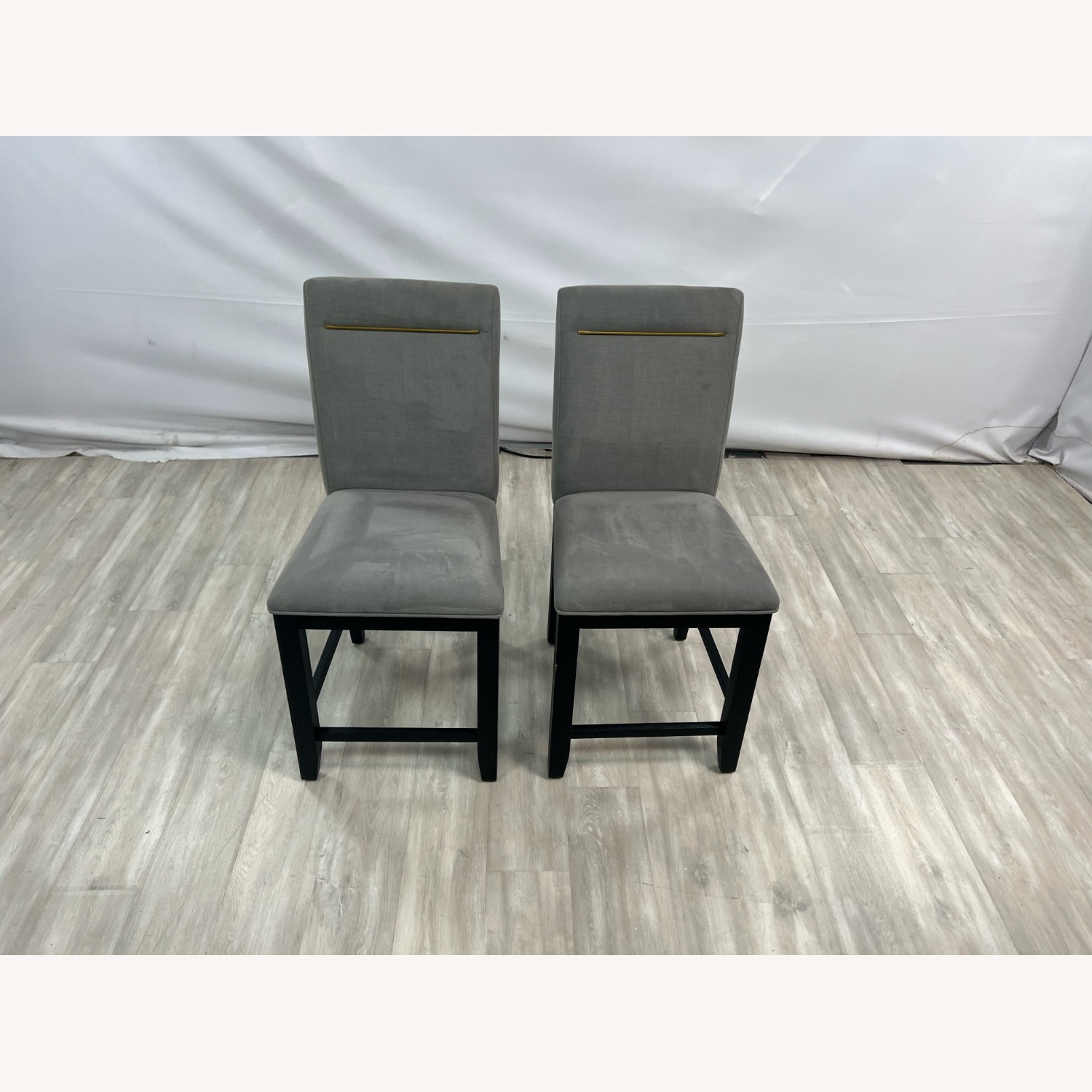 Three Posts Donny Counter Chair - Grey Set of 2 - image-2