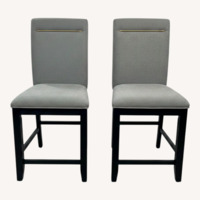 Three Posts Donny Counter Chair - Grey Set of 2
