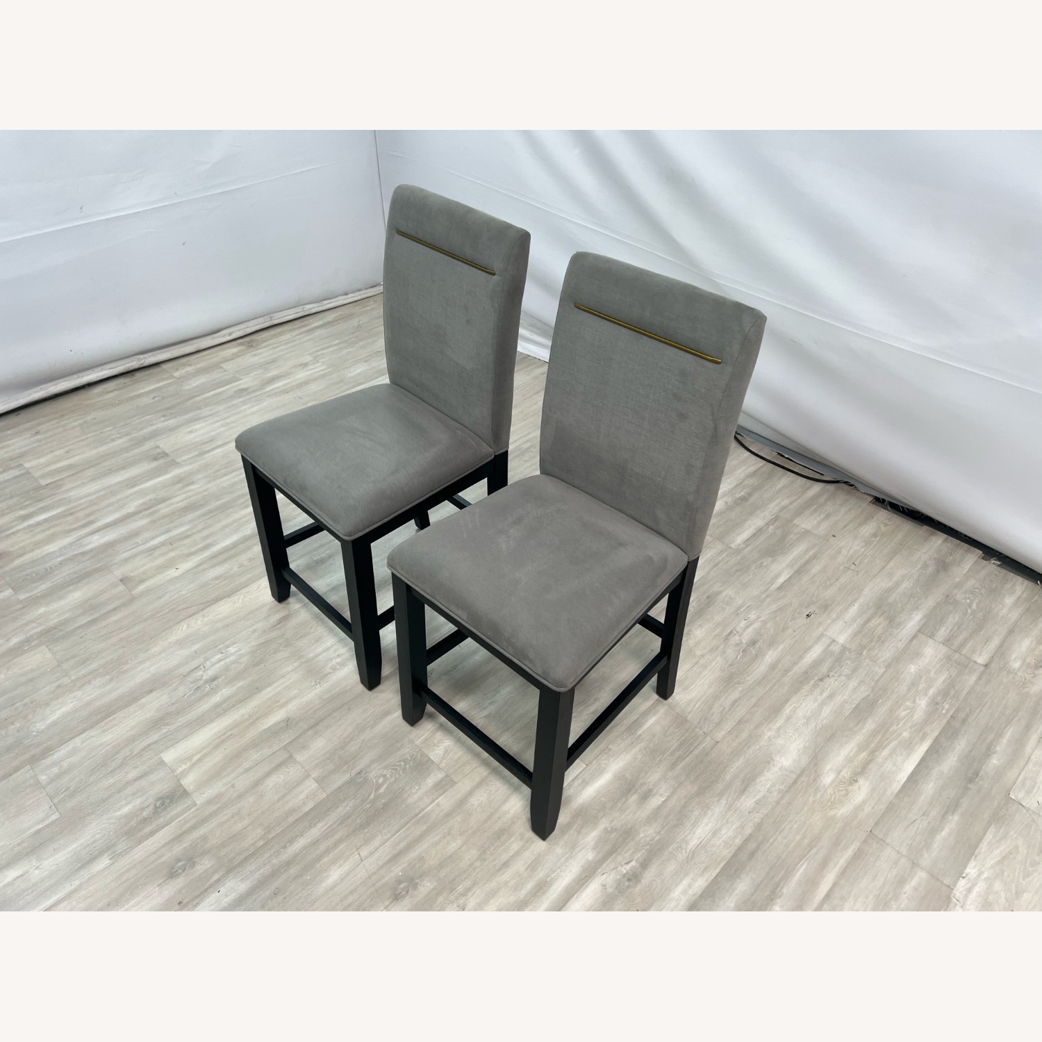 Three Posts Donny Counter Chair - Grey Set of 2 - image-4