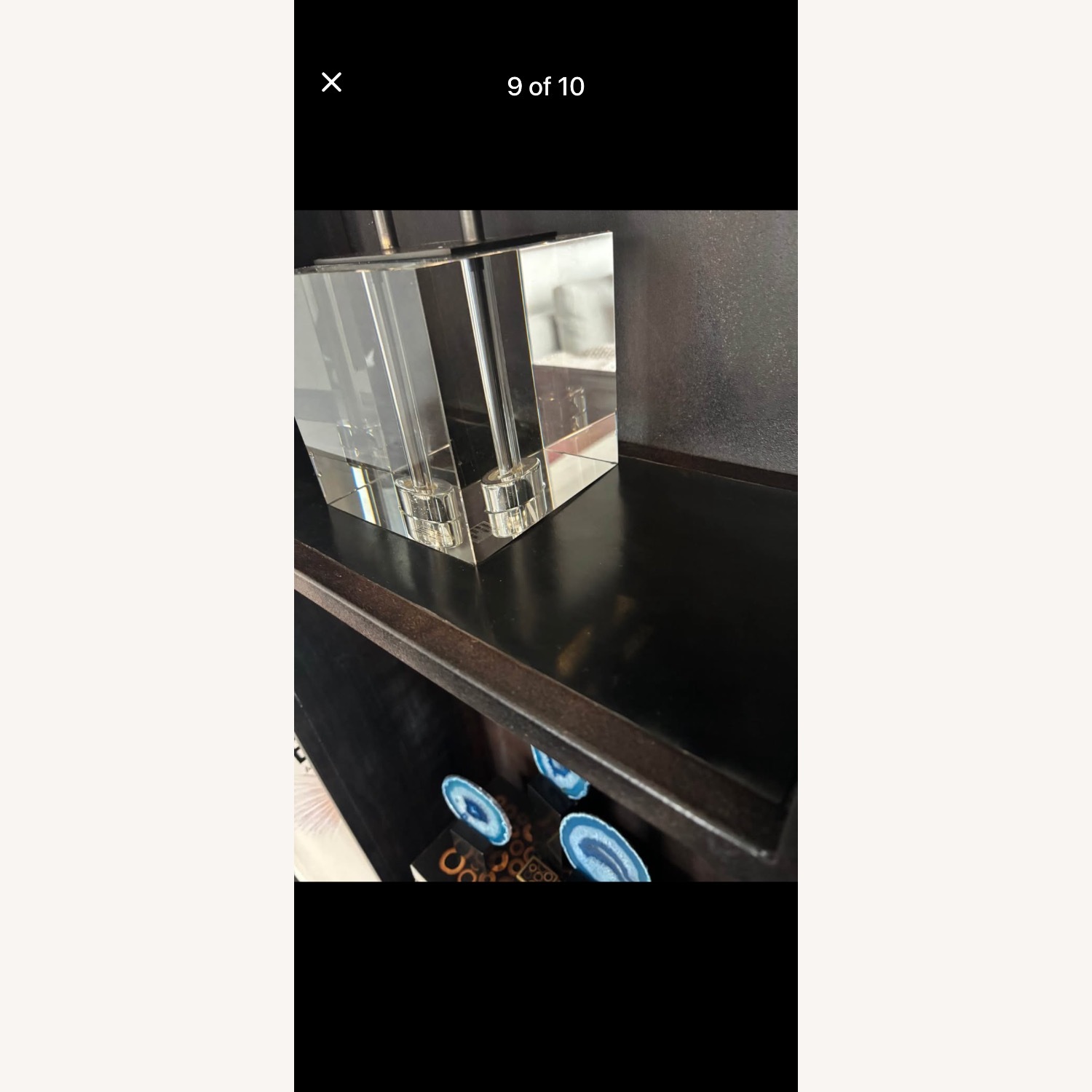 Restoration Hardware Round Black Bookcase - image-7