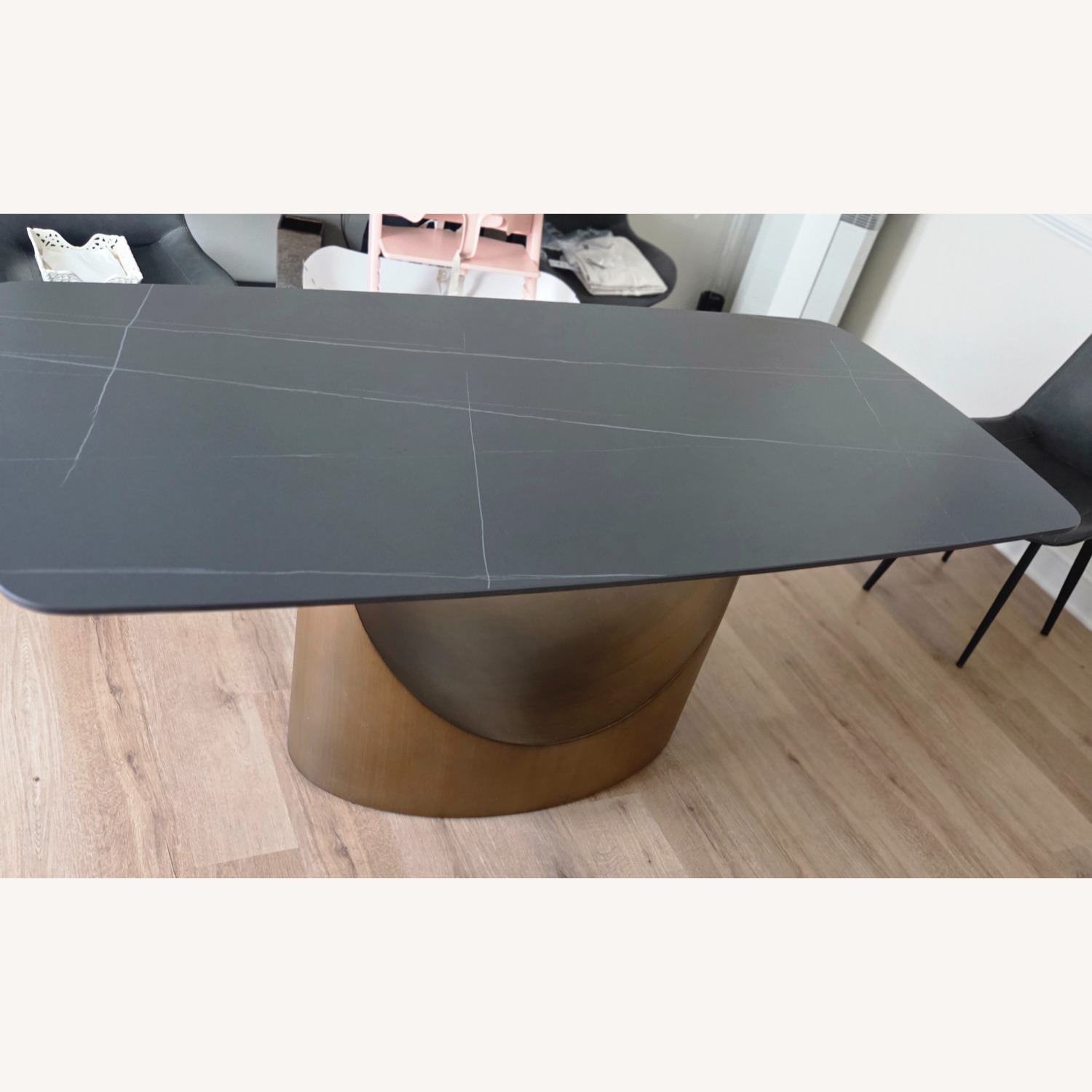 Povision Black Stone Dining Table - image-3